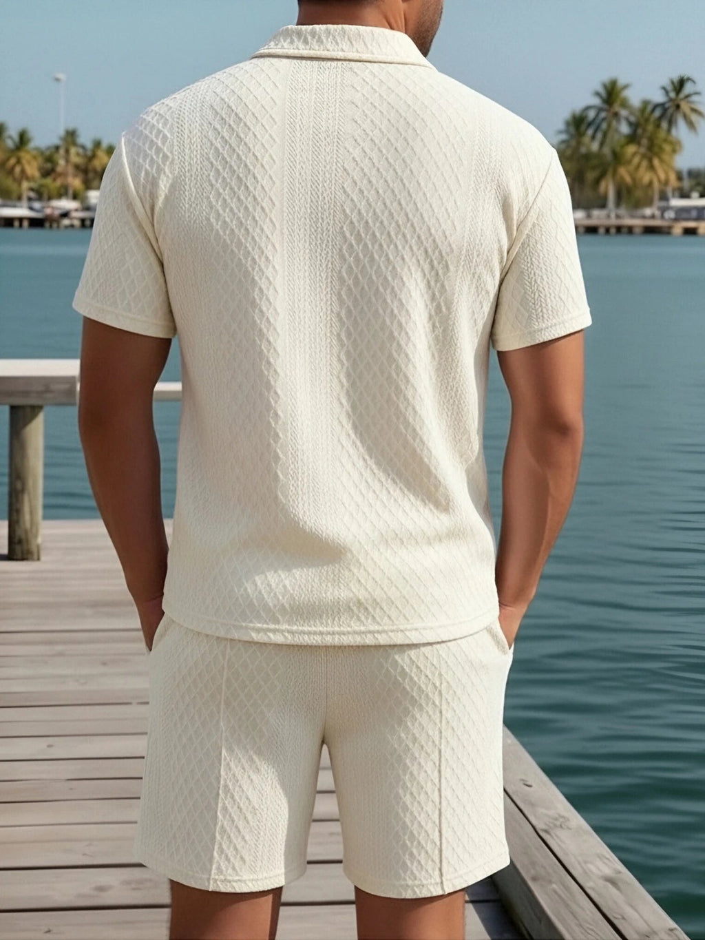 Elegante conjunto de polo
