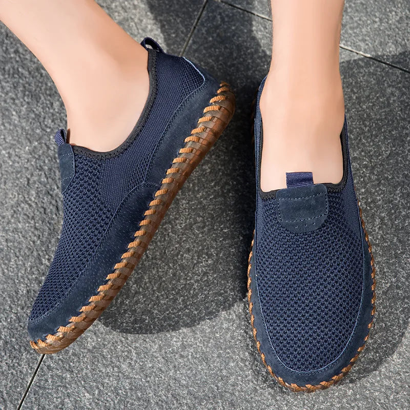 Zapatos sin cordones, elegantes y transpirables