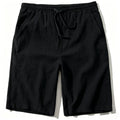 Elegantes pantalones cortos de algodón