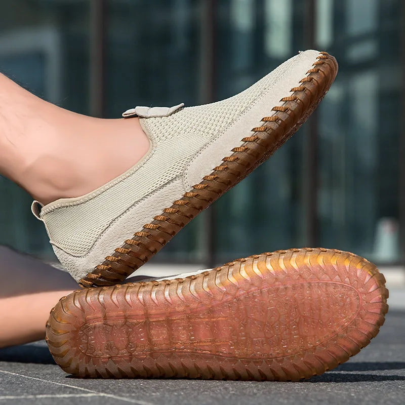 Zapatos sin cordones, elegantes y transpirables