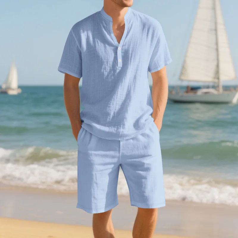 Conjunto de lino informal