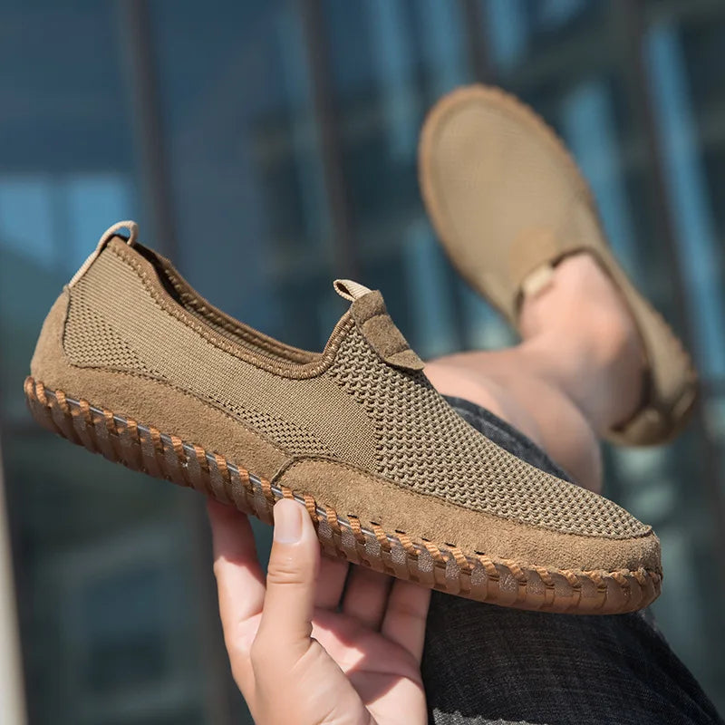 Zapatos sin cordones, elegantes y transpirables