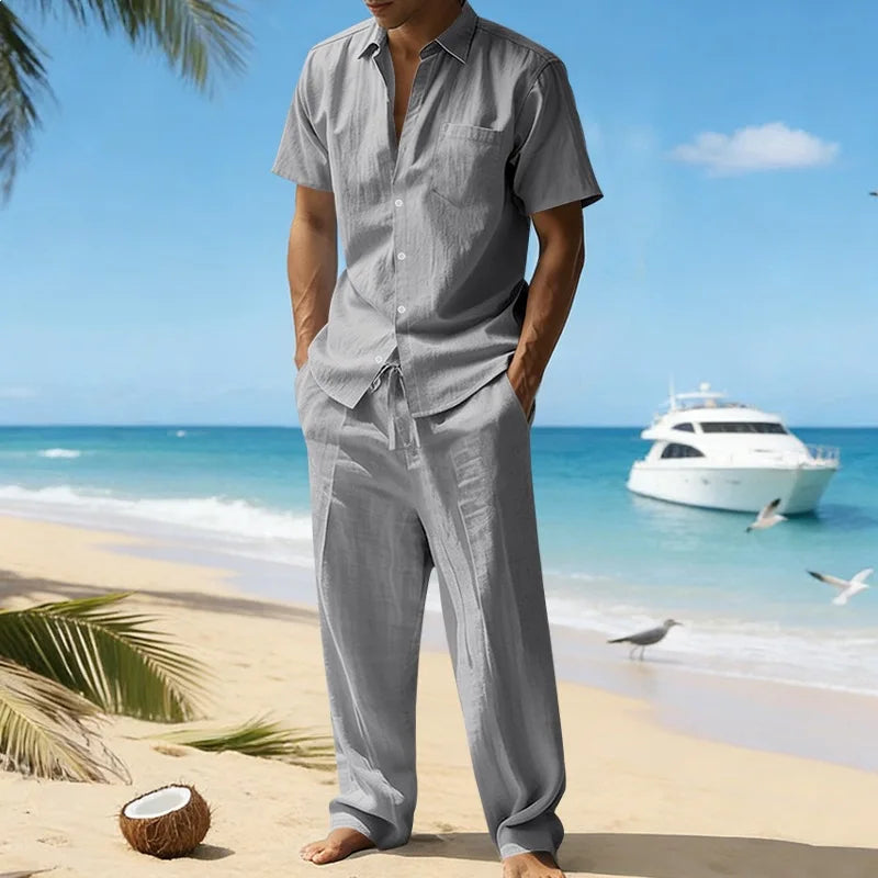 Conjunto de lino informal