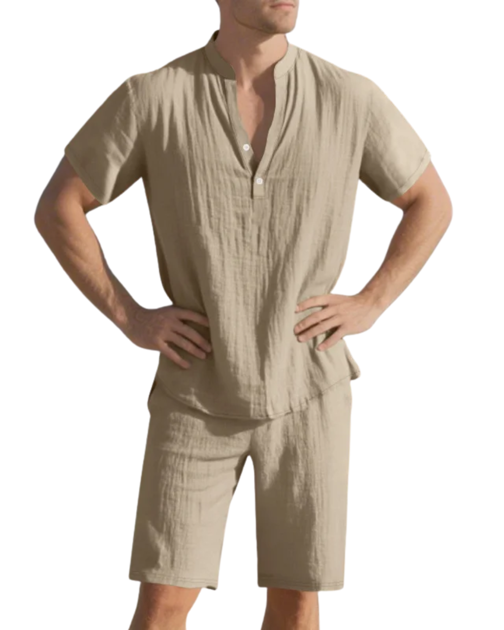 Conjunto de lino informal