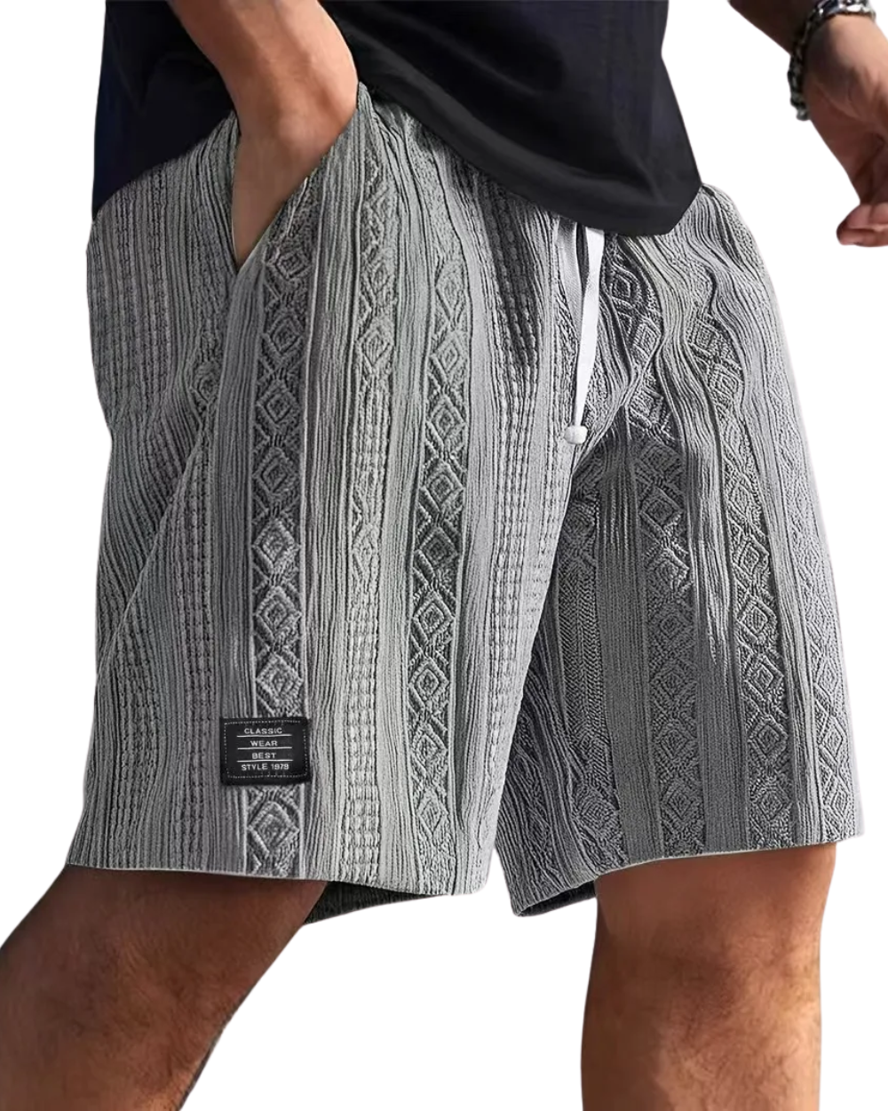 Pantalones cortos elegantes para hombre