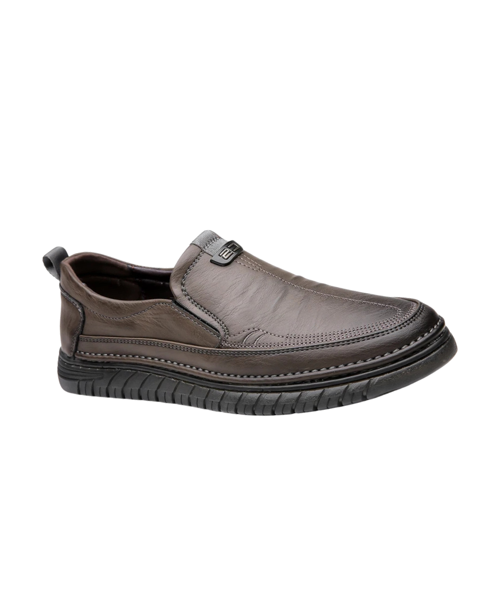 Elegantes zapatos de piel sin cordones