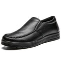 Zapatos casuales de cuero sin cordones