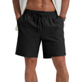 Elegantes pantalones cortos de lino